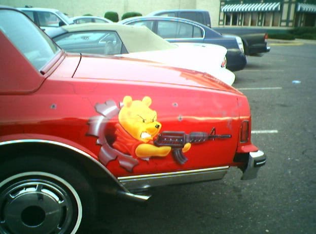 winne the pooh car