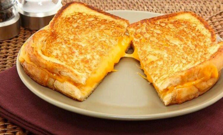 man barricades himself grilled cheese