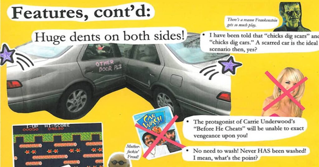 13+ Hilarious Used Car Ads That Are Refreshingly Honest