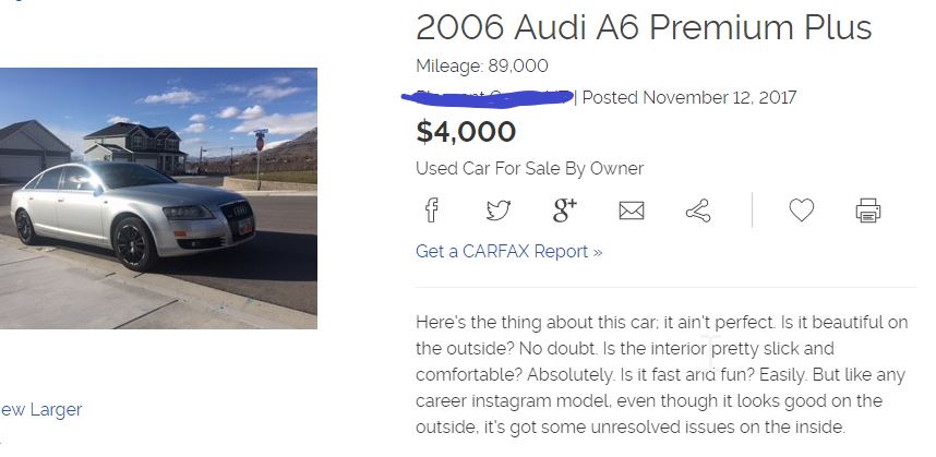 Hilarious Used Car Ads