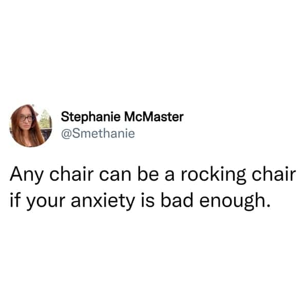 rocking chair anxiety meme