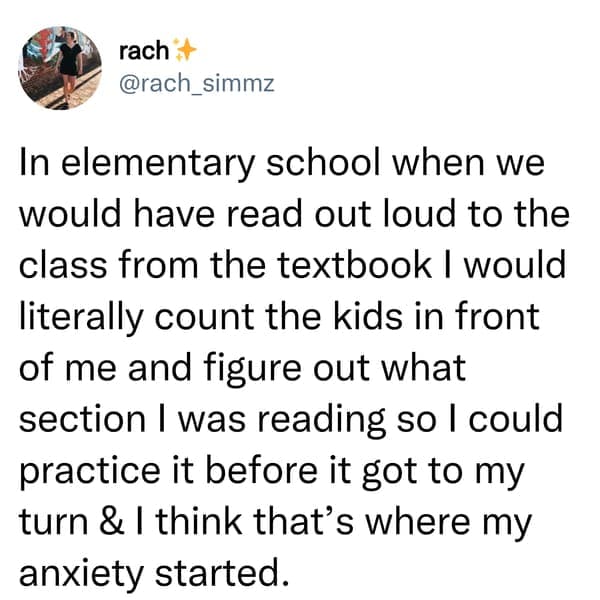 read out loud anxiety meme, read out loud anxiety tweet