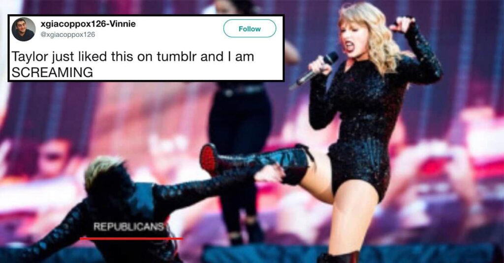 Just 22 Of The Funniest Tweets About Taylor Swift's Big Political