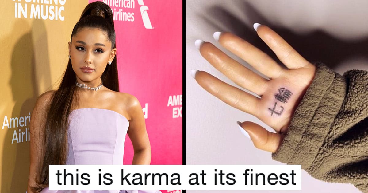 Ariana Grande's New Japanese Tattoo Is A Super Cringey Mistake
