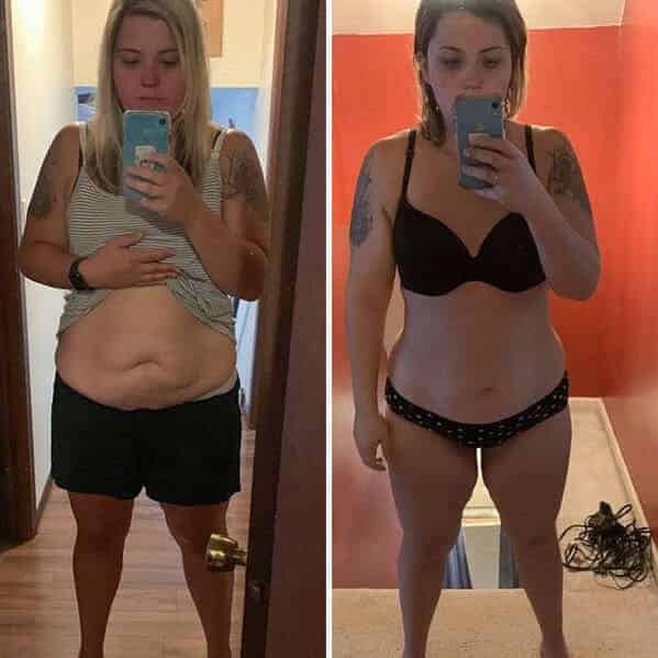 Same weight different size women, body transformations, weight loss goals, body goals, looking good, feeling good, dieting, exercise, same weight different size body transformations