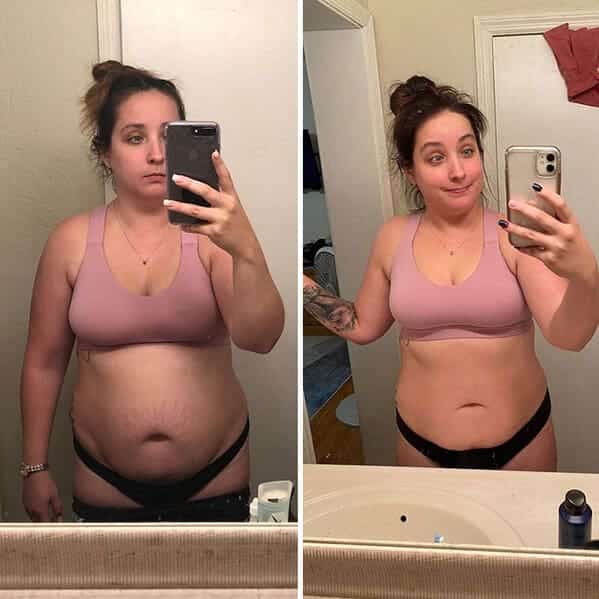 Same weight different size women, body transformations, weight loss goals, body goals, looking good, feeling good, dieting, exercise, same weight different size body transformations