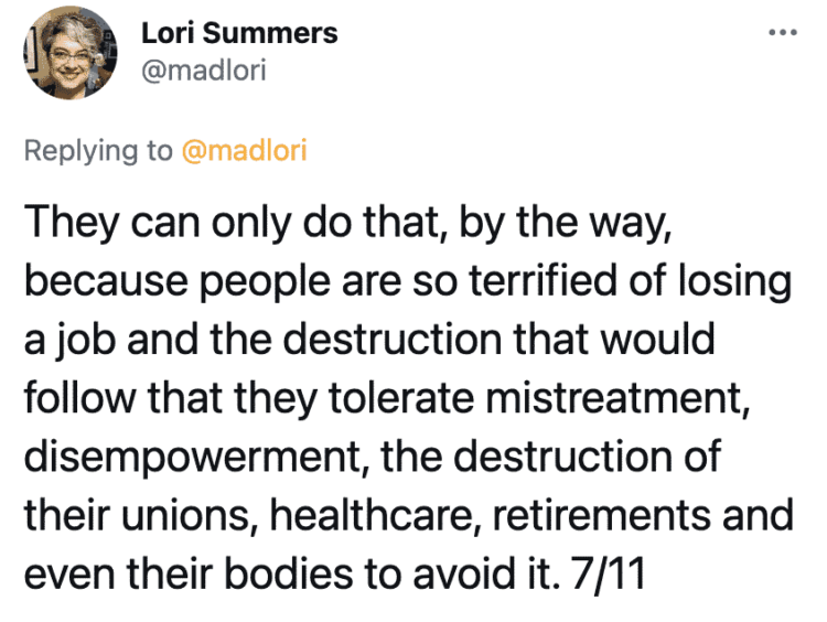 People should not have to work, UBI, universal basic income, countries with universal basic income, socialism, communism, capitalism, twitter thread, arguments for and against socialist policies, Lori Summers, viral