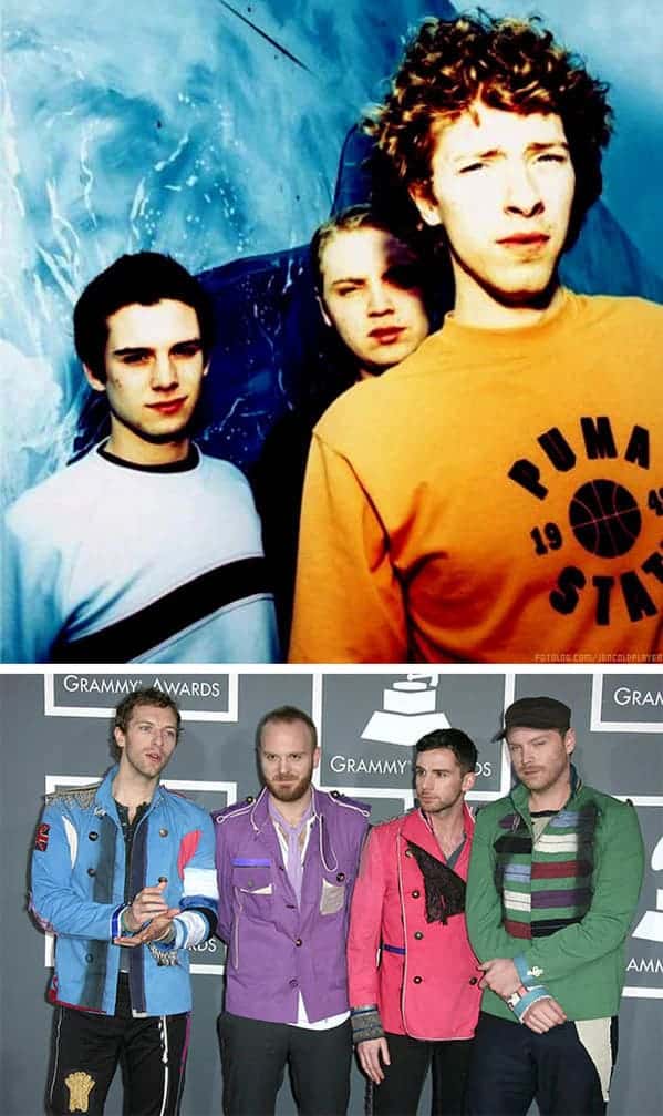 Coldplay, Photos of bands before they were famous, weird old photos, famous musicians when they were young, old pictures of band, wow, nostalgia, music, rock