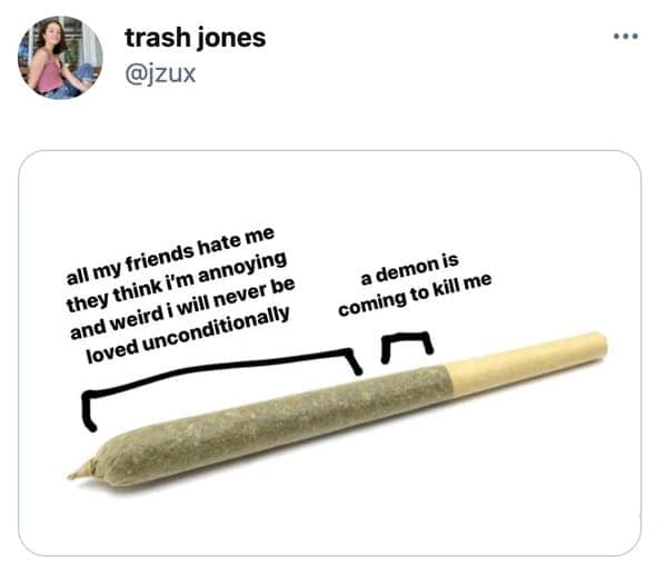 brackets on a joint meme, what its like to smoke joint meme, sections of a joint meme, joint sections memes, parts of a joint meme funny