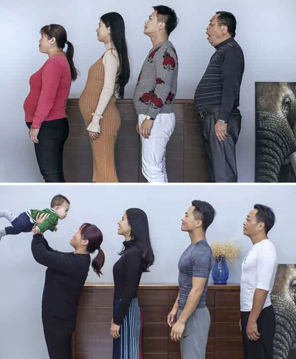 family losing weight together, Uplifting wholesome images, nice pictures of animals and people, humanity restored, wholesome pics, reddit, r wholesome, funny cute animals, feeling good