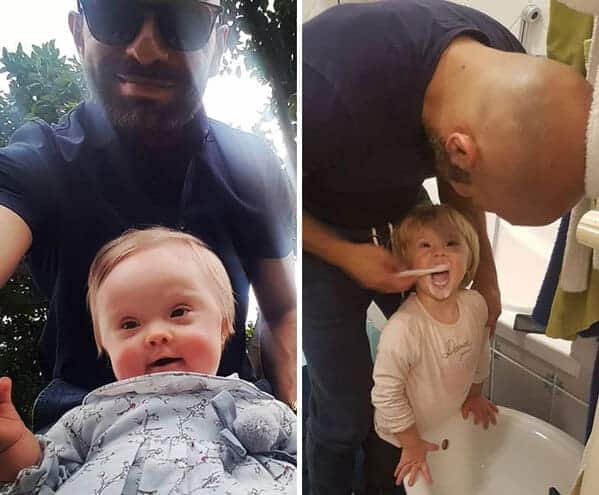 gay man adopts daughter with down syndrome, Uplifting wholesome images, nice pictures of animals and people, humanity restored, wholesome pics, reddit, r wholesome, funny cute animals, feeling good