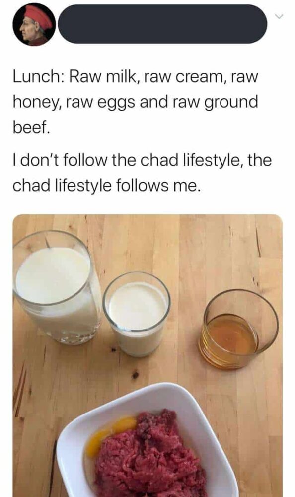 chad lifestyle struggle tweets