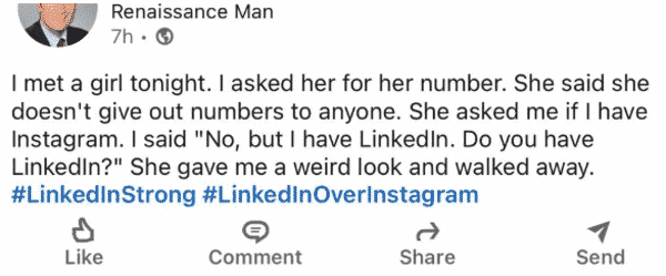 Linkedin cringey posts