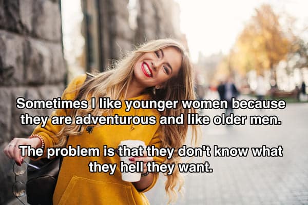 men dating younger women