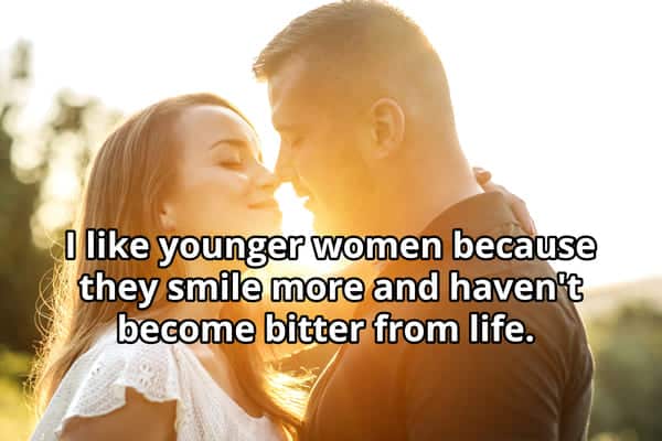 men dating younger women