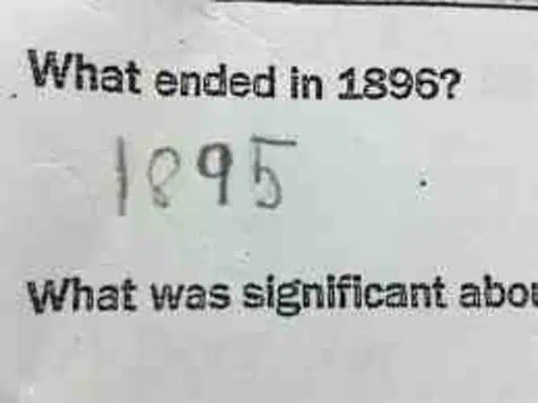 25. That's right kid. 1895 did end in 1896. Deal with it.