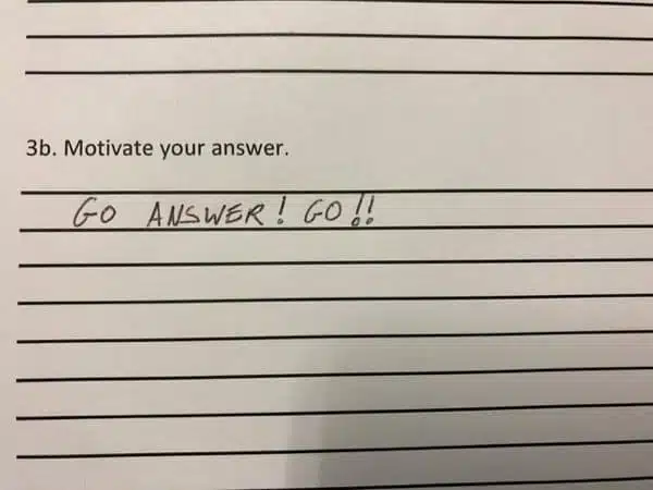 9. Well, when the going gets tough...