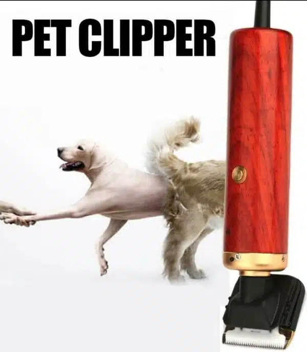 5. This pet clipper has a unique function. You can pull out a dog from another canine's backside.