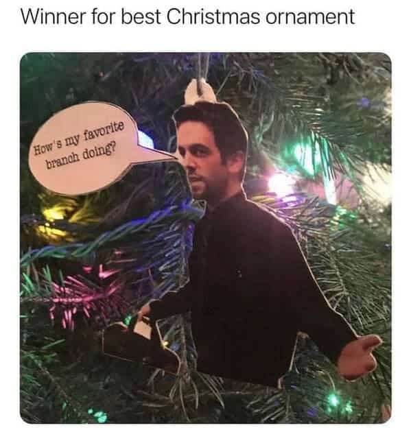 christmas ornament meme - ryan from the office