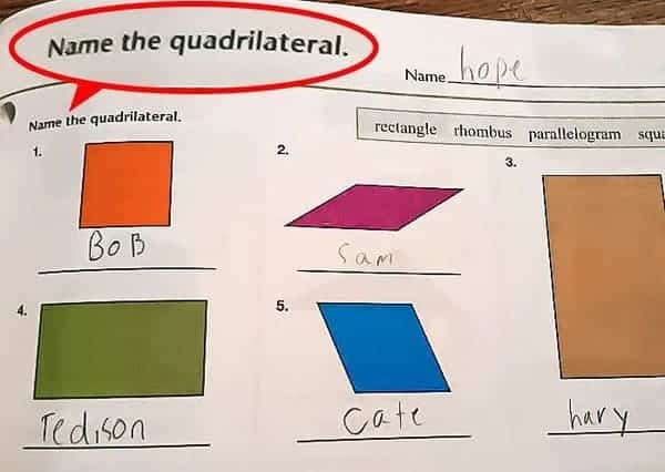 math meme - name the quadrilateral